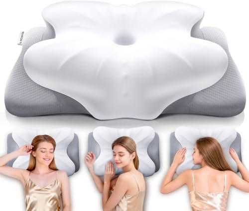 MOONYIN Nackenkissen Kopfkissen, Memory Foam Kissen, Seitenschläferkissen