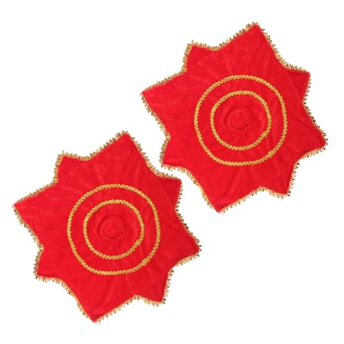 Holibanna Red Dance Handkerchiefs for Men Ladies Handkerchief for Pants Square Dance Grading Accessory