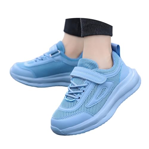 Kids Sneakers Breathable Mesh Lightweight Soft Sole Casual Shoes for School Everyday Wear Solid Color2