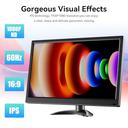 Image of 14 Inch Touch Screen Monitor FHD 1080P 60hz 99% sRGB IPS /HDMI /USB-C Computer Monitor Plug & Play, for Laptop PC Phone Raspberry Pi Switch PS4 PS5