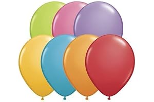 Qualtex 11" Round Balloons, Festive Assortment - Pack of 100