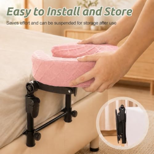Image of Massage Headrest for Bed, Head Holder & Face Cradle with Face Down Pillow