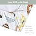Baby Sports Changing Pad Covers for Boy Girl Vintage Basketabll Football Stars Fitted Change Table Pad Mats American Sports Soft Nursery Diaper Change Table Sheets for 32''×16'' Contoured Pad