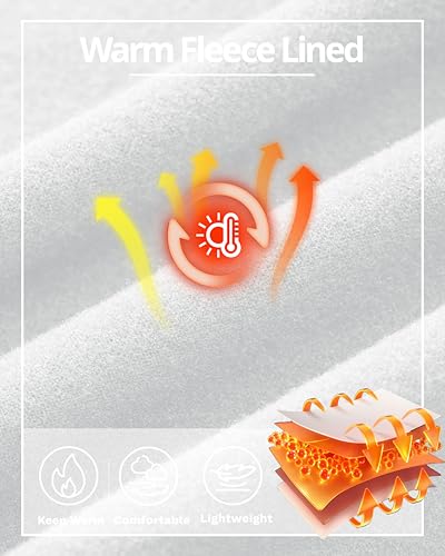 Boladeci Men's Thermal Underwear Tops Fleece Lined Base Layer Long Sleeve Shirts for Cold Weather3