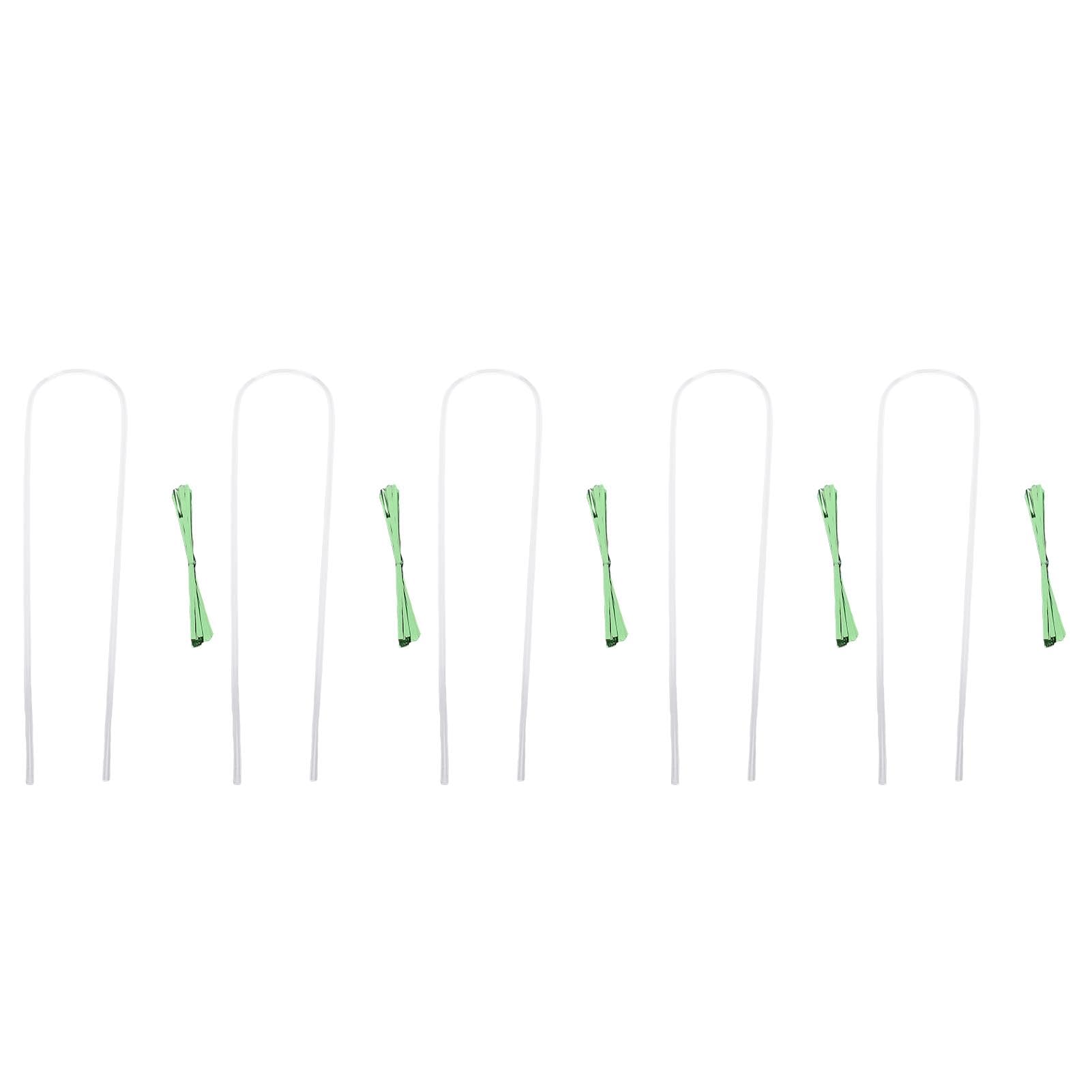 Support d'escalade pour plantes en pot : tuteur de jardinage transparent en U