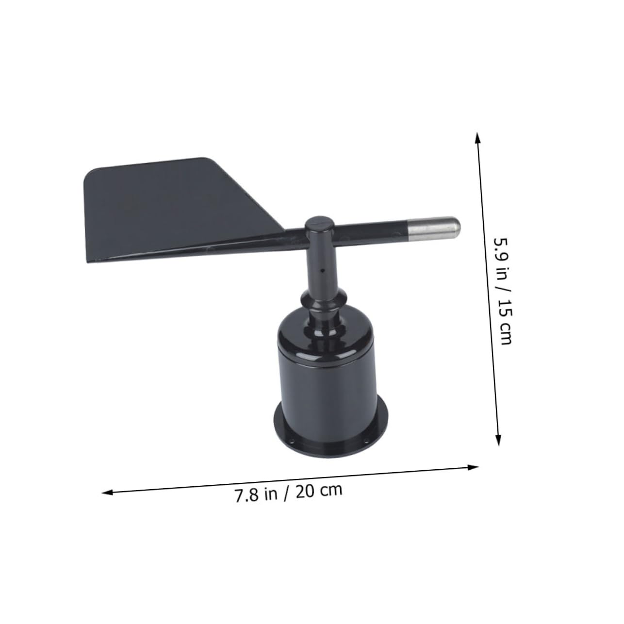 Levemolo Wind Indicator Shell Wind Anemometer Supplies Part Durable Abs Construction