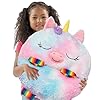 Happy Nappers: Pillow & Sleepy Sack: Large - Rainbow Unicorn - 66 x 30, 2-in-1: Plush Animal Opens Into Sleeping Bag, Soft Play Character, Kids 3+ #4