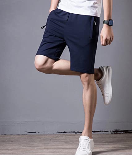 Hengao Mens Shorts, Summer Casual Drawstring Beach Gym Athletic Shorts For Men, Navy, Xl #TOP3