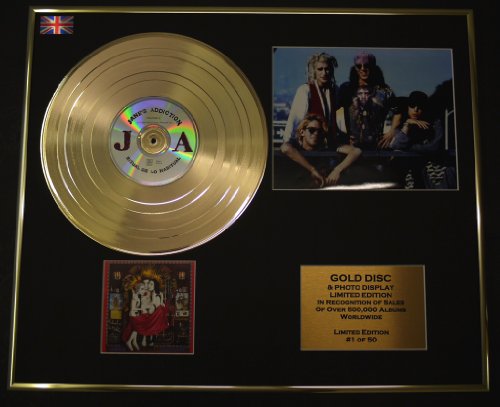 JANE'S ADDICTION/CD GOLD DISC/RECORD & PHOTO DISPLAY/LTD. EDITION/COA/RITUAL DE LO HABITUAL