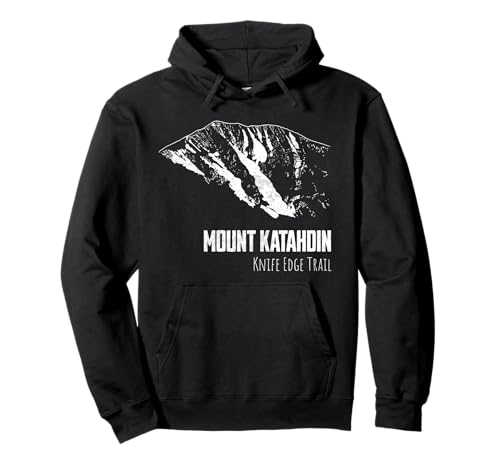 Mount Katahdin Maine Knife Edge Trail Hiking Souvenir Pullover Hoodie