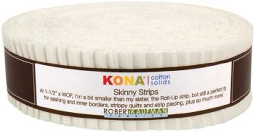 Kona Solids Snow création de plaids faits main 40 bandes de tissu
