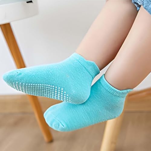 Image of MOMISY Baby Girl Boys children Non Slip Socks Toddlers Infant Warm Cotton Stretch Anti skid Socks-6 Pairs