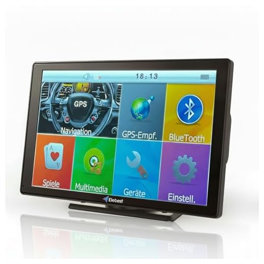 Elebest City 90, Navigationsgeräte für Auto, 9Zoll Display, 40GB Speicher, Starker Akku, LKW Navigationsgeräte, Navi, Radarwarner für Auto, Europakarte, Blitzerwarner