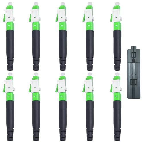 Câble LC APC fibre optique monomode noir pour réparer une connexion internet instable en lot