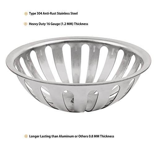 Colador Dome Leyso Acero Inoxidable 304 5.5" x 2" miniatura 3