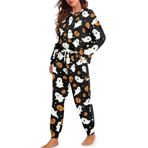Pyjama de Thanksgiving femme dinde imprimé et ensemble automne en coton ample confort de nuit