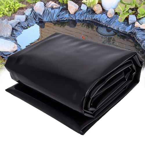 Bâche de bassin en PEHD membrane noire pour cascade et bassin à poissons