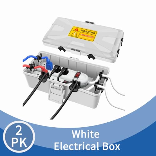 Boîte électrique extérieur étanche cache-câble résistant aux intempéries NineLeaf