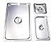 Stanton Trading Steam Table Pan Cover, fourth size, slotted, stainless steel