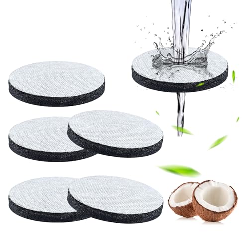6 Piezas Filtrantes Recambio, para Filtro Brita Fill & Go Jarras Botellas, Filtro para Jarras, Reduce PFAS, Cloro, Micropartículas Sustancias Alteran Sabor Agua Potable