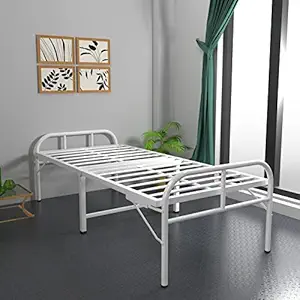 Honey Touch Folding Bed | 2 Year Warranty | Metal Single Size for Sleeping Guest Bed Easily Storable