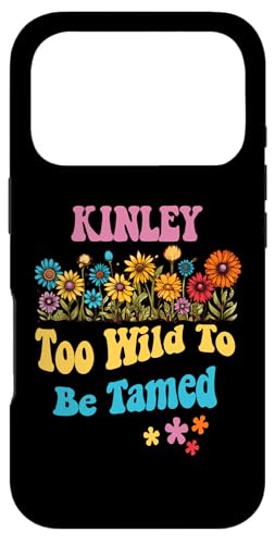 KINLEY Name Cute Retro Girls Wildflower KINLEY Name スマホケース iPhone 17 Pro 用
