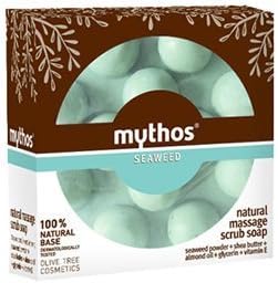 MYTHOS NATURAL MASSAGE SCRUB SOAP SEAWEED 100 GR.