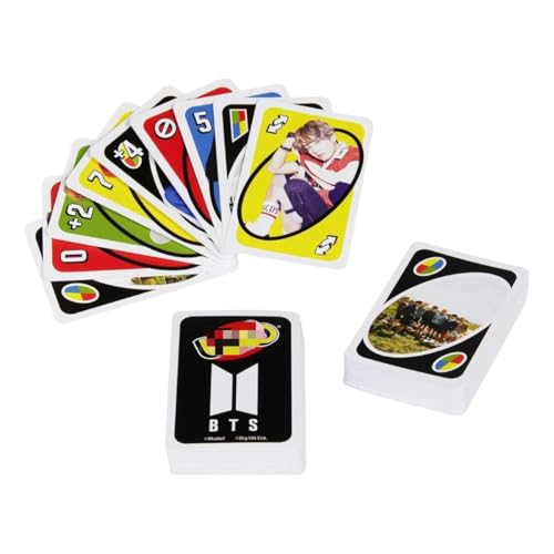 Image of U.N.O BTS Cards Game Play with Family and Friends and Ideal for Parties, Travel, and Family Gatherings (Pack of 1)