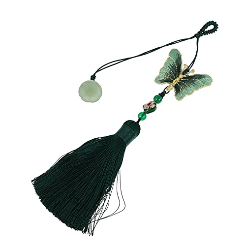 Pendentif jade chinois vintage de qualité supérieure pour Hanfu par Veemoon
