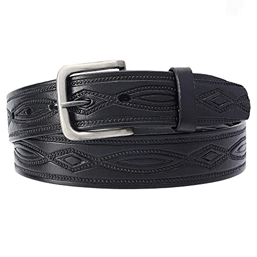 Men's Leather Western & Cowboy Belt, , Removable Buckle, 1 1/5