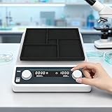 hocvseo Labor-Mikroplatten-Schüttler, Digitaler 96-Well-Mikroplatten-Oszillator, Einstellbare Geschwindigkeit 500–1200 U/min, 1 Min–8 H Timer, Für Wissenschaftliche Forschung Im Labor