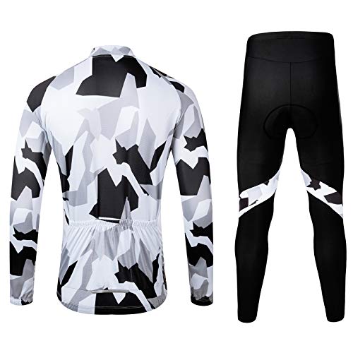 Men's Cycling Jersey Set Short Sleeve Road Bicycle Clothing Shirts Shorts with 3D Padded Breathable/Moisture Wicking - Image 3