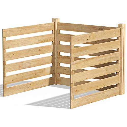 Greenes Fence Cedar Wood Composter Add-On Kit, 36" L X 36" W X 31" H / 173.92 Gallons -- Not Meant For Independent Use; To Be Added On To Rccomp36 Full Composter Kit - Made In Usa With North American Cedar #TOP26