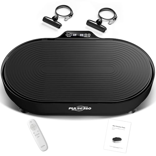 Plataforma Vibración Muscular Plataforma Vibratoria para Drenaje Linfático 150KG con 9 Programas...