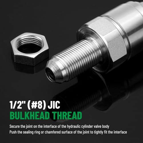 Image of 1 /2 inch Flat Face ISO 16028 Hydraulic Couplers, 1 /2 inch (#8) JIC Thread