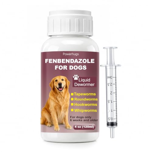 Dewormer for Dogs Fenbendazole Dog Dewormer for Tapeworms Roundworms Hookworms and Whipworms