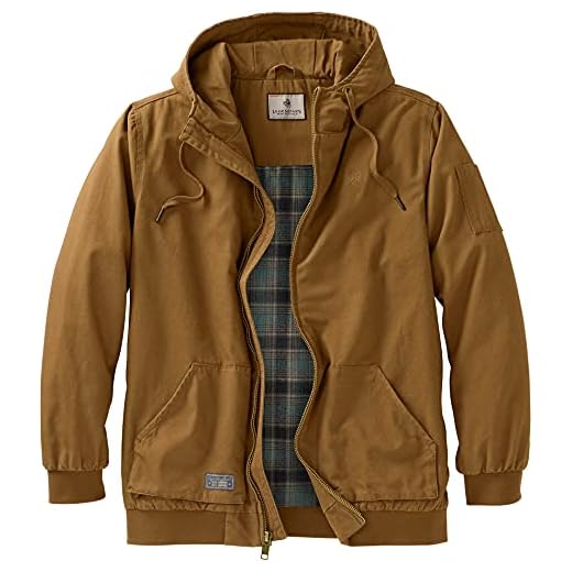 Legendary Whitetails Men's Standard Flush Out Flannel Lined Canvas Jacket, Barley, Large