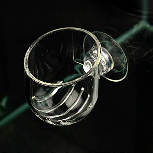 Acquario Pesce Serbatoio Vetro Pianta Tazza Rosso Worm Alimentazione Contenitore Titolare Trasparente Conveniente Design Attraente - Image 5