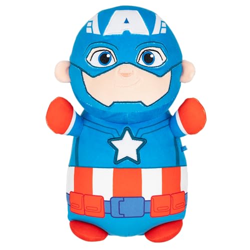 Squishmallows Original Marvel Spidey and His Amazing Friends 10in Captain America HugMees – Ultrasoft Official Jazwares Plush (Medium-Sized)