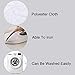 White Backdrop for Photoshoot, Professional Photo Backdrop Background Curtain for Product Photography，Portraits, Wedding, Party, Live Streaming Video Recording 5X7 FT (Background Only)