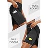 Viodia Women's 20" Knee Length Skorts Skirts Athletic Tennis Golf Skirt for Women Modest Sports Casual Summer Skirt with 5 Pockets Black