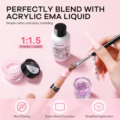 Líquido Acrílico Profesional para Uñas 2.5oz miniatura 2