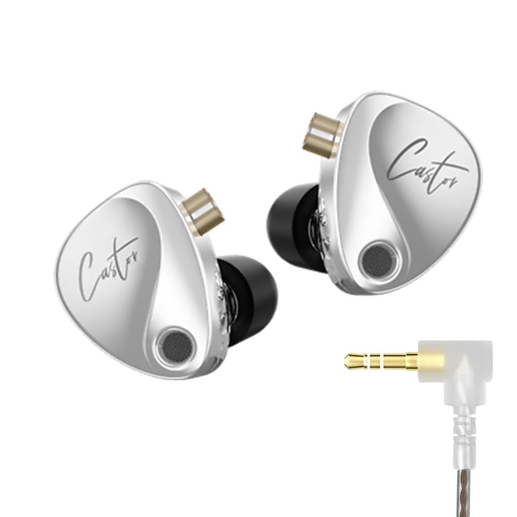 KZ Castor IEM Wired in Ear Monitors Earphone, 10mm Dual Magnetic + 8mm Dynamic Driver in-Ear Earphone, Harman Target Version, 4-Tuning Swtiches, 0.78mm 2Pin, 3.5mm Detachable Cable. (B0DHZDWYPG) Amazon Price History, Amazon Price Tracker