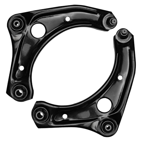 Image of Detroit Axle - Front End Kit for 12-19 Nissan Versa 14-19 Versa Note 15-19 Micra, 2 Lower Control Arms with Ball Joint 2 Sway Bar Links 4 Outer Inner Tie Rod Ends 2 Boots Replacement