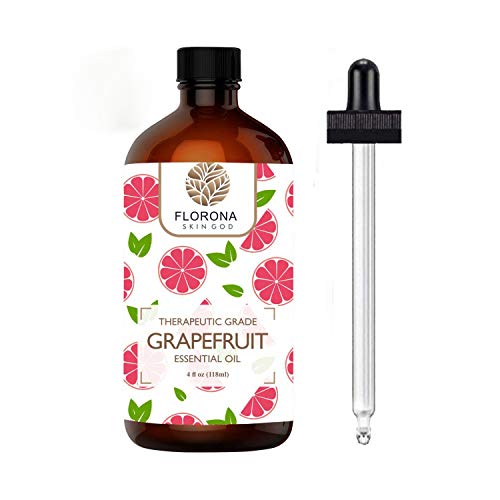 Essential Oil 4Oz- 100% Pure Therapeutic Grade for Aromatherapy Diffuser and for Stress Relief, Relaxation & Sleep - Large Bottle with Gift Box (Grapefruit, 4 Ounce)