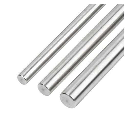1 varilla redonda de acero inoxidable 304 sólido modelo de varilla redonda de metal recto, diámetro de 2, 2,5, 3, 4, 5, 6, 7, 8, 1012, 14, 16, 18 mm (tamaño: 6 mm, color: 150 mm (1 unidad))