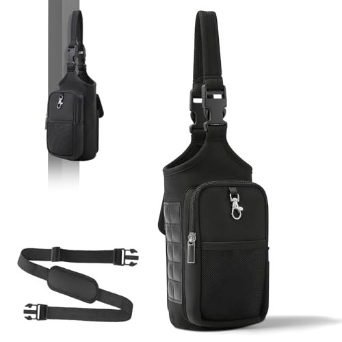 MLIYYBE Bolsa magnética para academia – Suporte para garrafa de á...