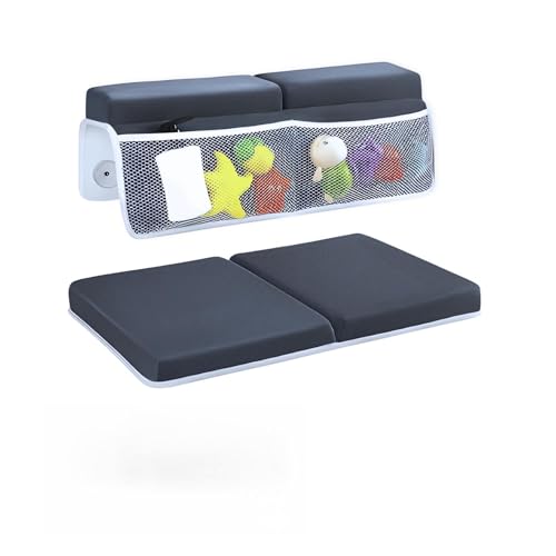 Image of Baby Bath Kneeler and Elbow Rest Set - Quick Dry Bath Kneeling Pad for Baby - Bathtub Accessories (Color/Style May Vary)