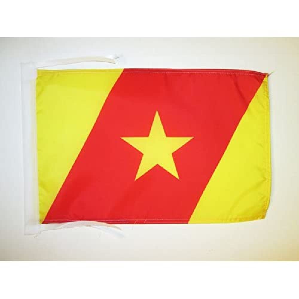 Iran Old Persia Flag 18'' x 12'' cords - Persian SMALL flags 30 x 45cm - Banner 18x12 in - AZ FLAG — view 1269
