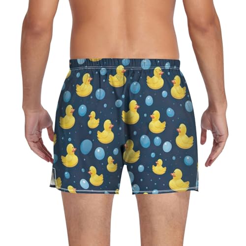 J JOYSAY Cartoon Space Astronaut Mens Underwear Classic Fit Boxers for Men Button Fly Short Boxer Briefs2